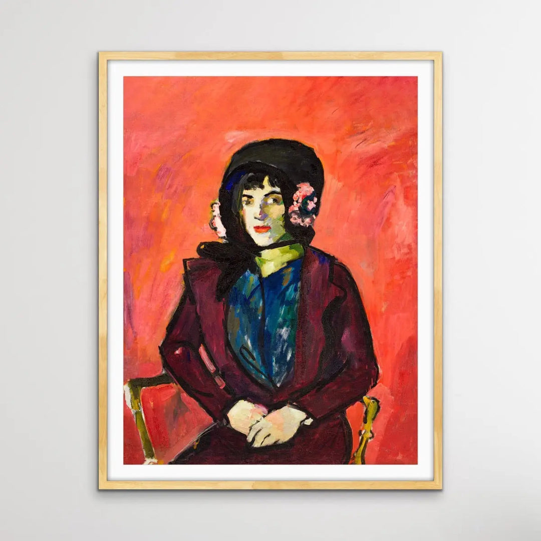 Portrait of a Girl (1909–1914) by Henry Lyman Sayen - Print - I Heart Wall Art