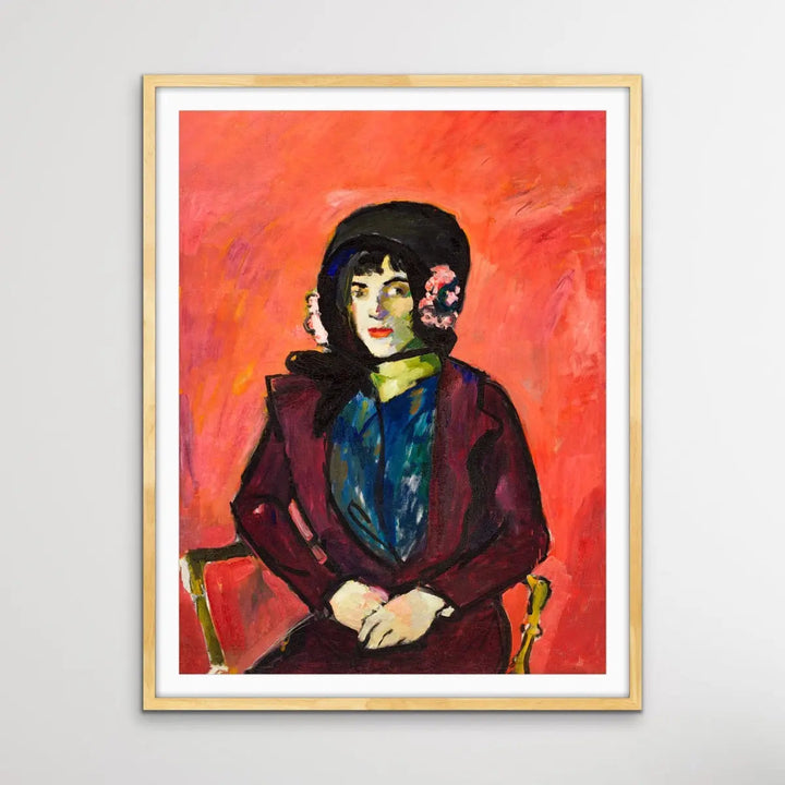 Portrait of a Girl (1909–1914) by Henry Lyman Sayen - Print - I Heart Wall Art