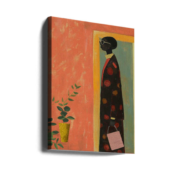 Portrait of a Woman - Stretched Canvas, Poster or Fine Art Print I Heart Wall Art
