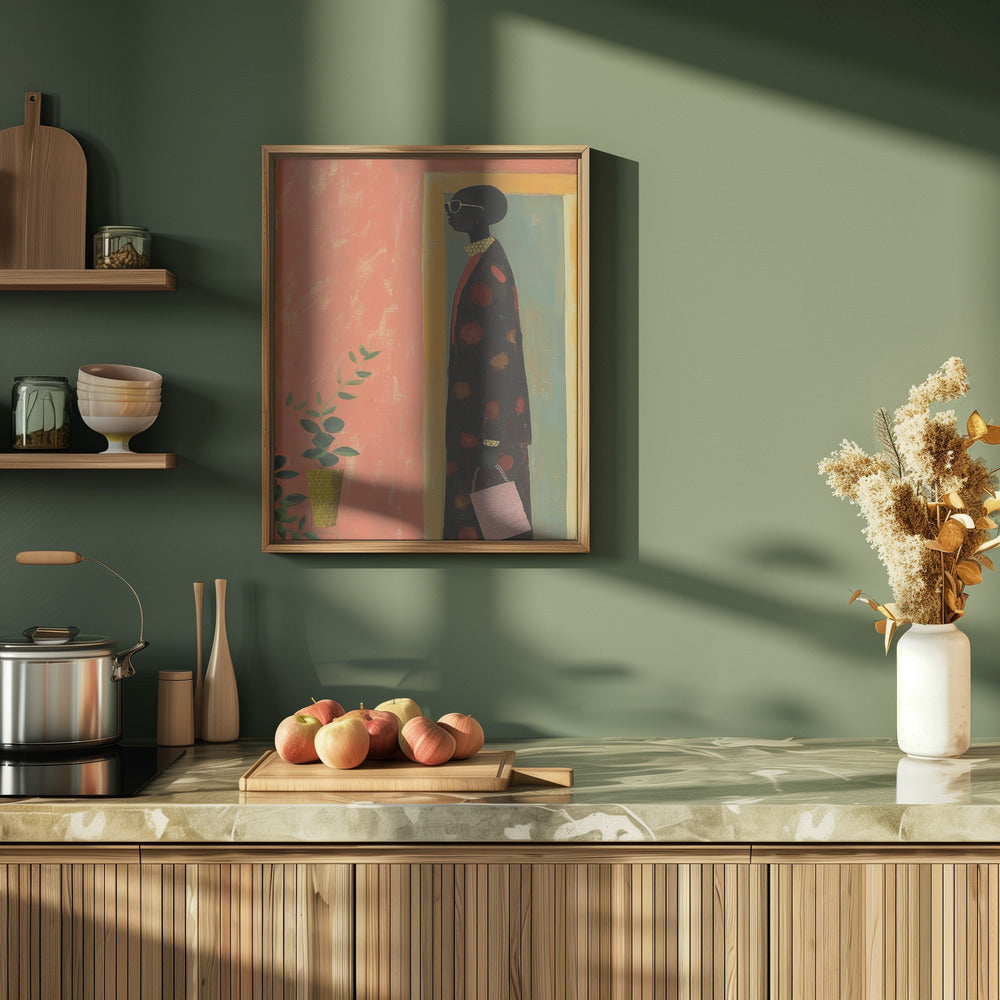 Portrait of a Woman - Stretched Canvas, Poster or Fine Art Print I Heart Wall Art