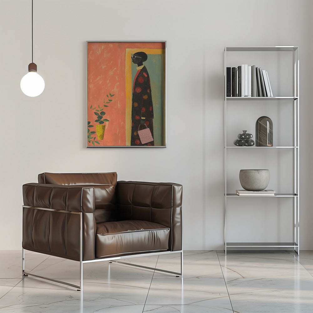 Portrait of a Woman - Stretched Canvas, Poster or Fine Art Print I Heart Wall Art