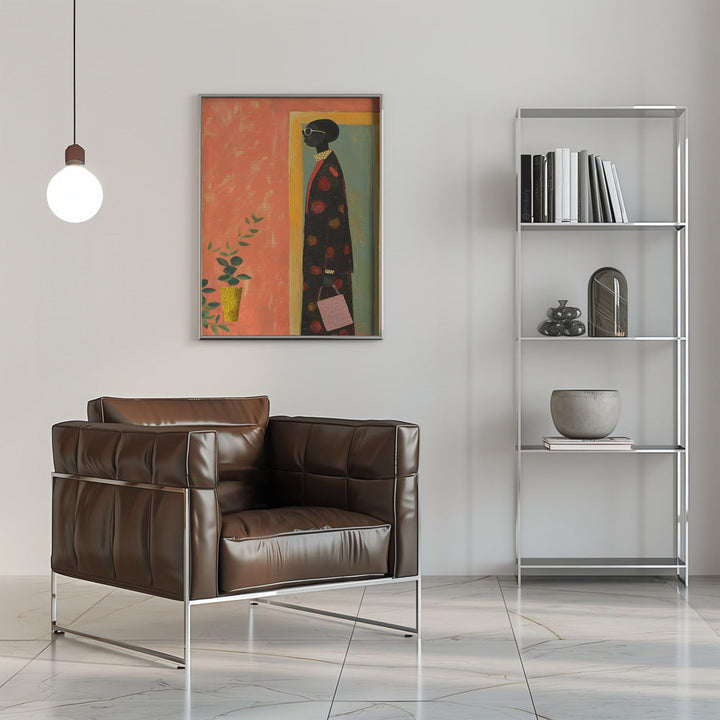 Portrait of a Woman - Stretched Canvas, Poster or Fine Art Print I Heart Wall Art