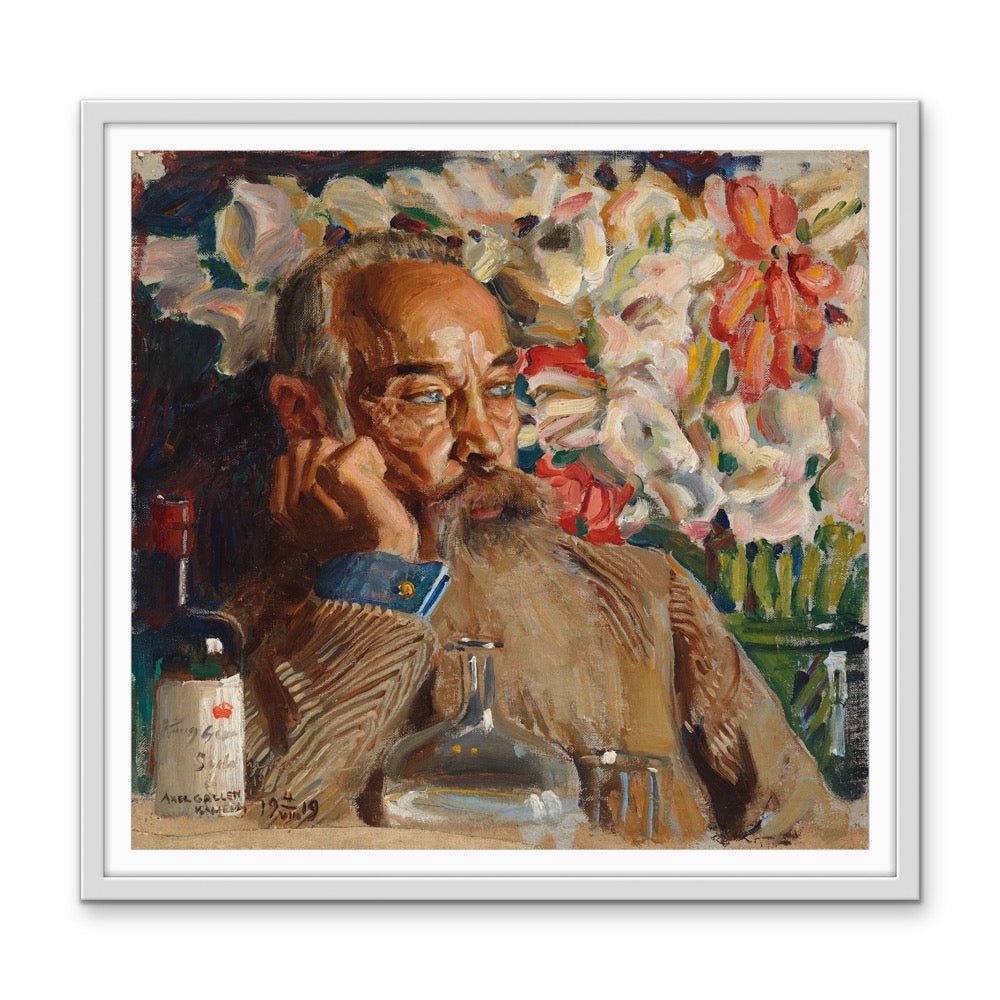 Portrait of Sigurd Wettenhovi - Aspa from 1919 - Square Canvas or Framed Fine Art Print - I Heart Wall Art - Poster Print, Canvas Print or Framed Art Print