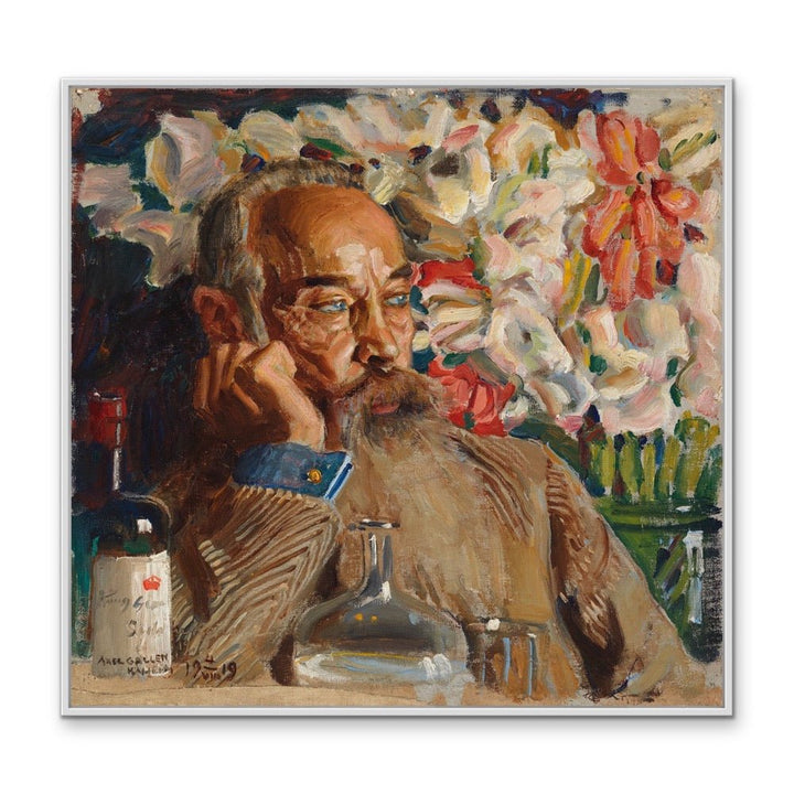 Portrait of Sigurd Wettenhovi - Aspa from 1919 - Square Canvas or Framed Fine Art Print - I Heart Wall Art - Poster Print, Canvas Print or Framed Art Print