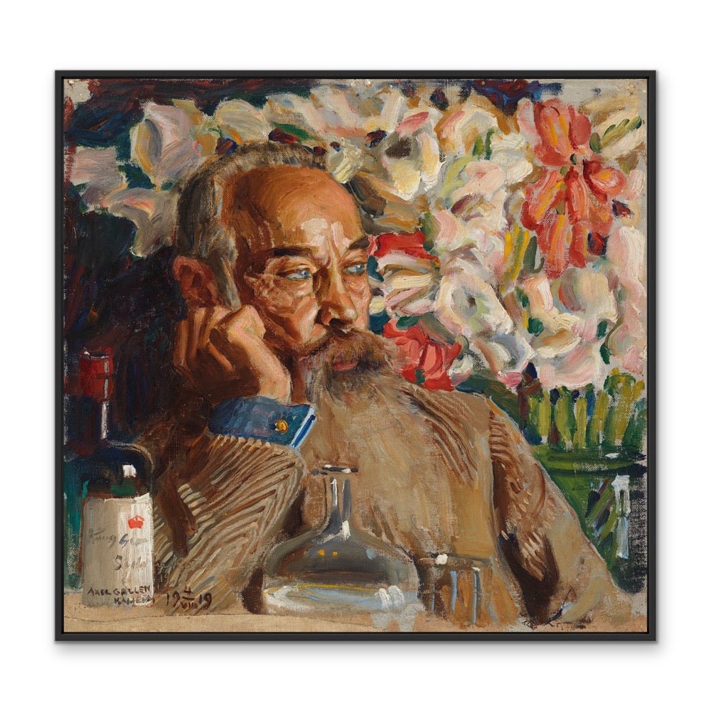 Portrait of Sigurd Wettenhovi - Aspa from 1919 - Square Canvas or Framed Fine Art Print - I Heart Wall Art - Poster Print, Canvas Print or Framed Art Print
