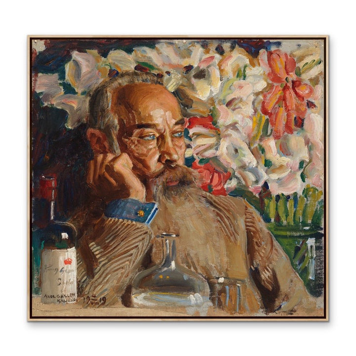 Portrait of Sigurd Wettenhovi - Aspa from 1919 - Square Canvas or Framed Fine Art Print - I Heart Wall Art - Poster Print, Canvas Print or Framed Art Print