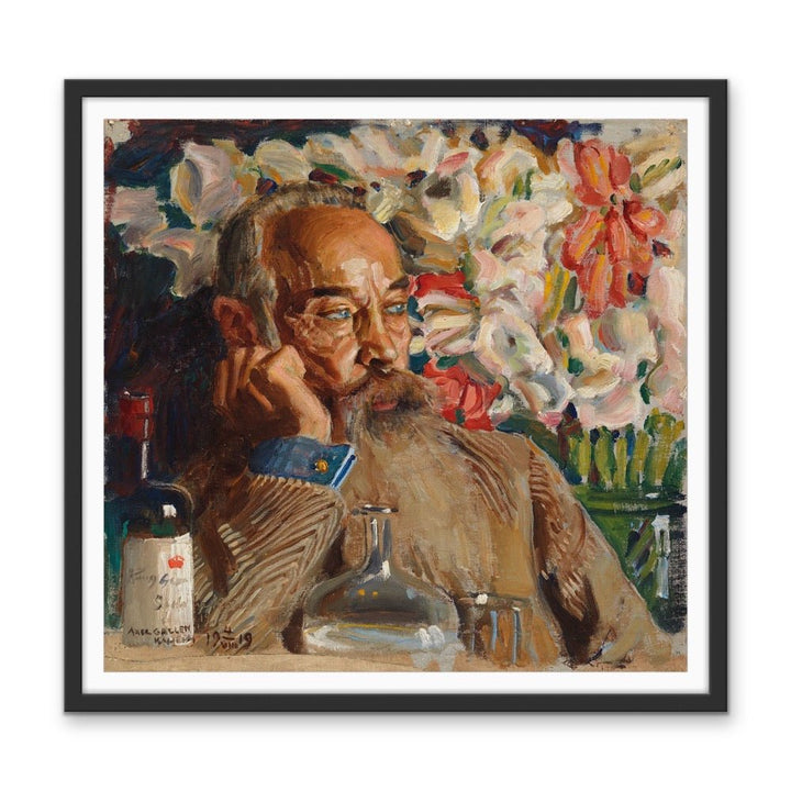 Portrait of Sigurd Wettenhovi - Aspa from 1919 - Square Canvas or Framed Fine Art Print - I Heart Wall Art - Poster Print, Canvas Print or Framed Art Print