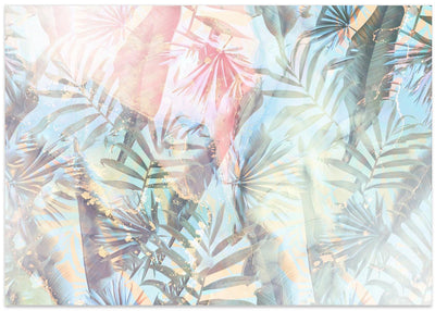 Ombre090floral - Stretched Canvas, Poster or Fine Art Print I Heart Wall Art