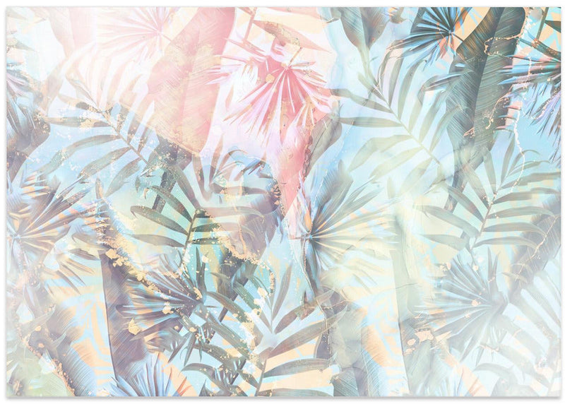 Ombre090floral - Stretched Canvas, Poster or Fine Art Print I Heart Wall Art