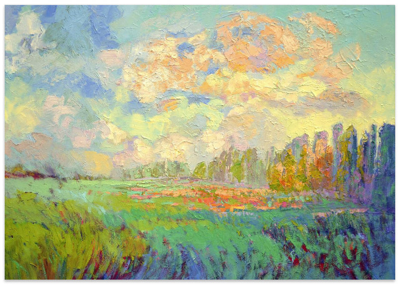 Df1511mydreamrisingbeautifulnewday - Stretched Canvas, Poster or Fine Art Print I Heart Wall Art