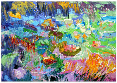 Vibrant Dreamscape - Stretched Canvas, Poster or Fine Art Print I Heart Wall Art