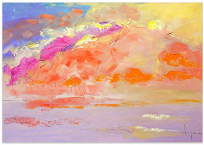 Df636 Effervescentshimmering - Stretched Canvas, Poster or Fine Art Print I Heart Wall Art