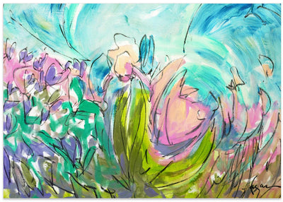 Heart Dance - Stretched Canvas, Poster or Fine Art Print I Heart Wall Art