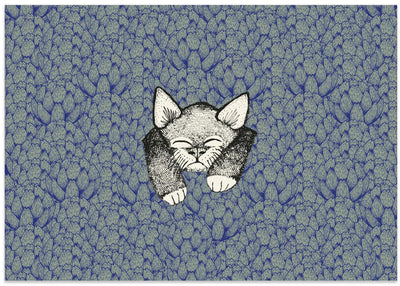 Kitty - Stretched Canvas, Poster or Fine Art Print I Heart Wall Art