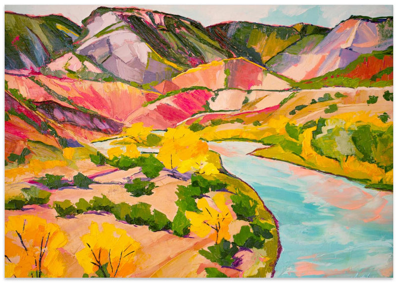 New Mexico - Stretched Canvas, Poster or Fine Art Print I Heart Wall Art