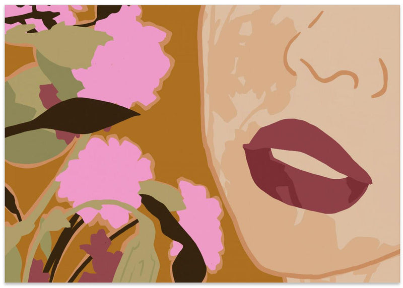 Purple Passion - Stretched Canvas, Poster or Fine Art Print I Heart Wall Art