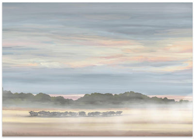 Buffalos In Botswana - Stretched Canvas, Poster or Fine Art Print I Heart Wall Art