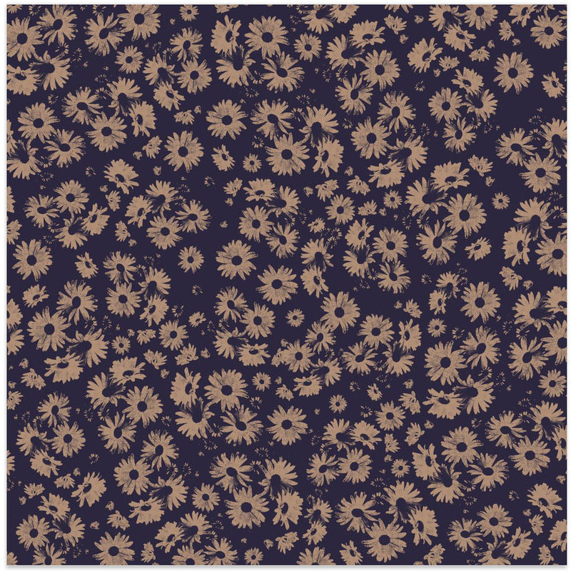 Flowers At Dawn Nº2 - Square Stretched Canvas, Poster or Fine Art Print I Heart Wall Art