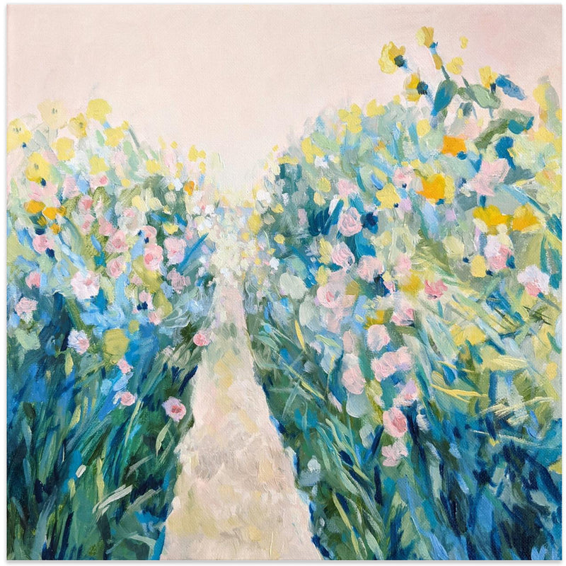 Light Summer - Square Stretched Canvas, Poster or Fine Art Print I Heart Wall Art