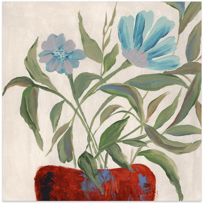 Amour ll - Square Stretched Canvas, Poster or Fine Art Print I Heart Wall Art