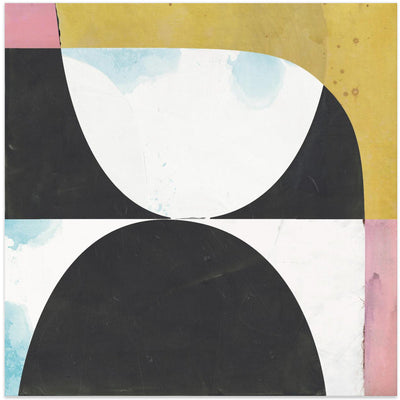 Touching - Square Stretched Canvas, Poster or Fine Art Print I Heart Wall Art