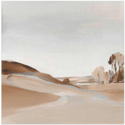 Farm View II - Square Stretched Canvas, Poster or Fine Art Print I Heart Wall Art