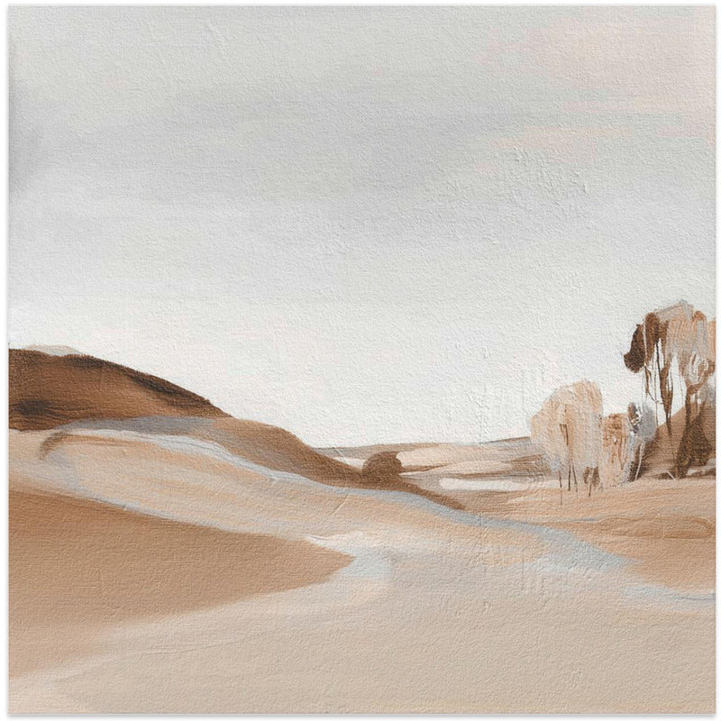 Farm View II - Square Stretched Canvas, Poster or Fine Art Print I Heart Wall Art