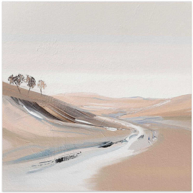 Farm View IV - Square Stretched Canvas, Poster or Fine Art Print I Heart Wall Art