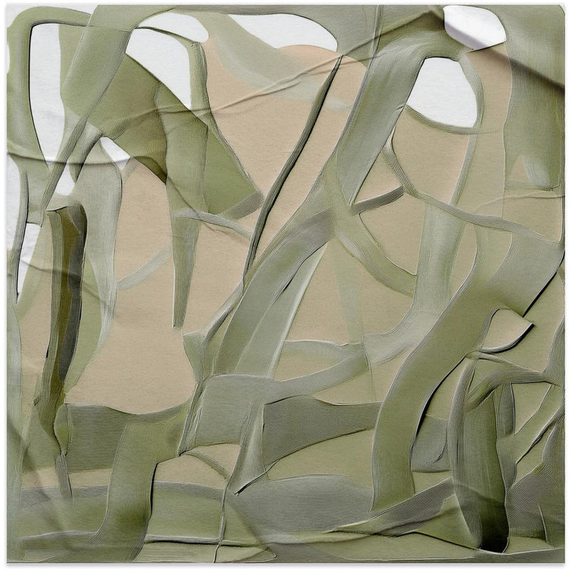 Whispering Leaves - Square Stretched Canvas, Poster or Fine Art Print I Heart Wall Art