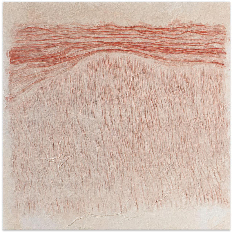 Whispering Textures - Square Stretched Canvas, Poster or Fine Art Print I Heart Wall Art