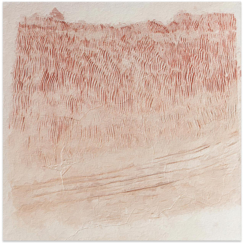 Textured Whispers - Square Stretched Canvas, Poster or Fine Art Print I Heart Wall Art