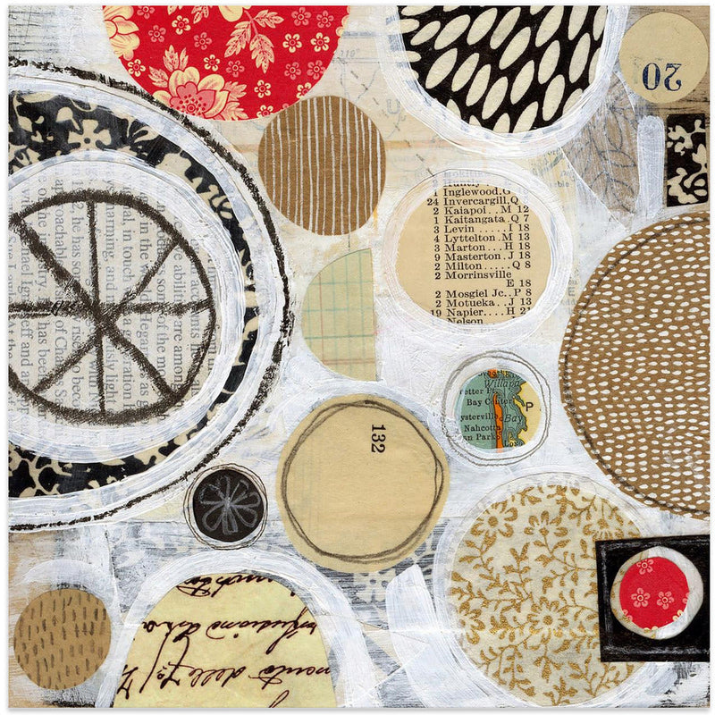 Hodge Podge - Square Stretched Canvas, Poster or Fine Art Print I Heart Wall Art