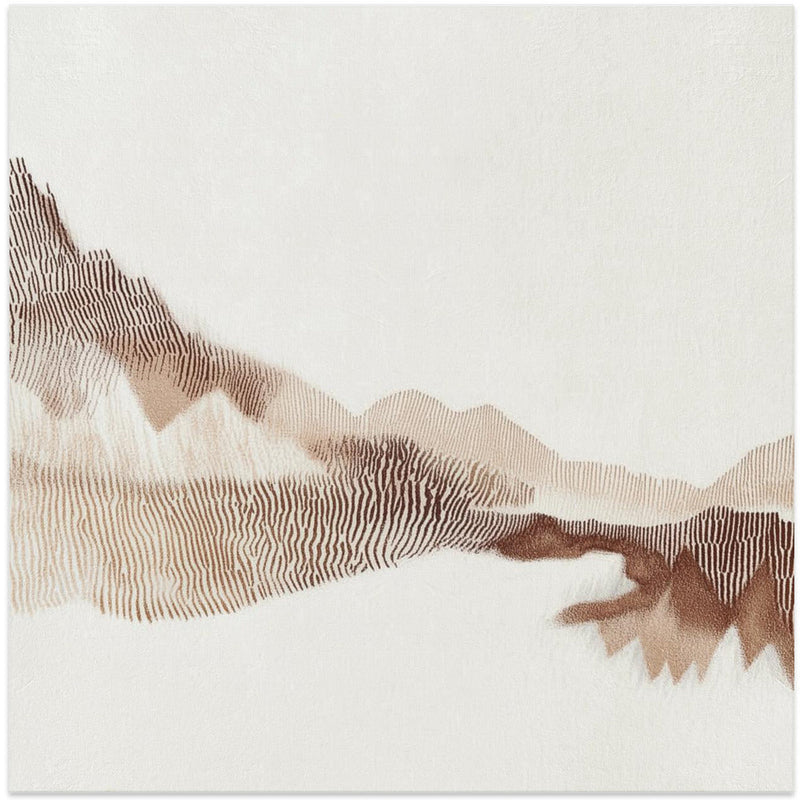 Peaceful nature I - Square Stretched Canvas, Poster or Fine Art Print I Heart Wall Art