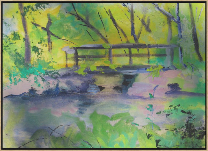 Princeton Canal - Stretched Canvas, Poster or Fine Art Print I Heart Wall Art