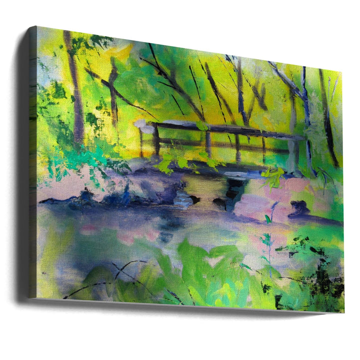Princeton Canal - Stretched Canvas, Poster or Fine Art Print I Heart Wall Art