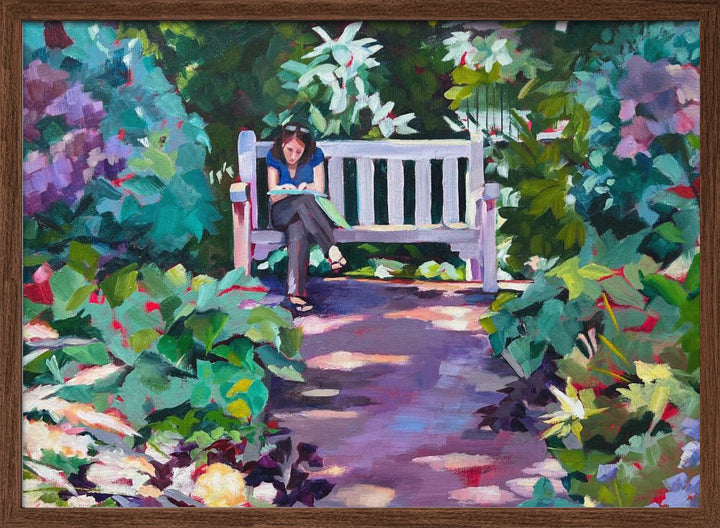 Princeton Garden - Stretched Canvas, Poster or Fine Art Print I Heart Wall Art