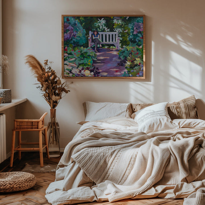 Princeton Garden - Stretched Canvas, Poster or Fine Art Print I Heart Wall Art
