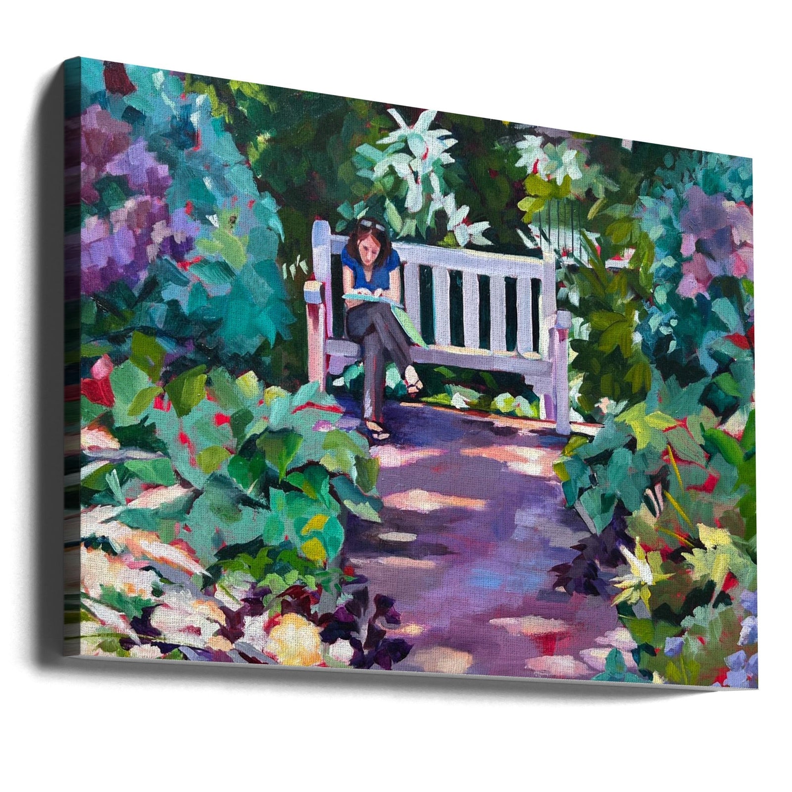 Princeton Garden - Stretched Canvas, Poster or Fine Art Print I Heart Wall Art