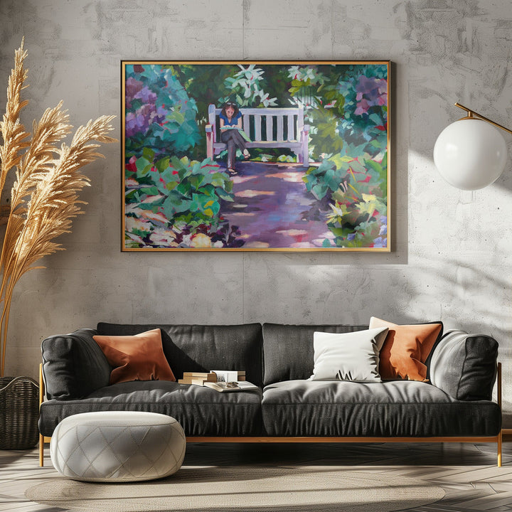 Princeton Garden - Stretched Canvas, Poster or Fine Art Print I Heart Wall Art