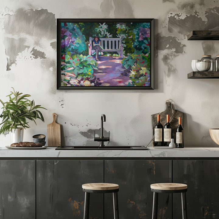 Princeton Garden - Stretched Canvas, Poster or Fine Art Print I Heart Wall Art