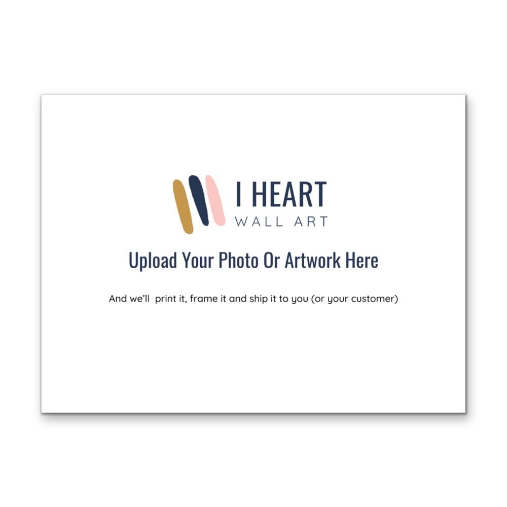 Print Your Own - 90 x 120cm Landscape Stretched Canvas Print - I Heart Wall Art - Poster Print, Canvas Print or Framed Art Print