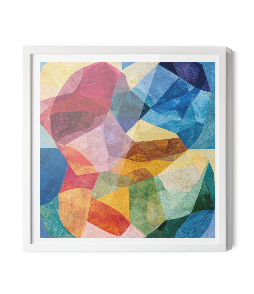 Prism Petals by IHeartStudio - Colourful Geometric Canvas Print