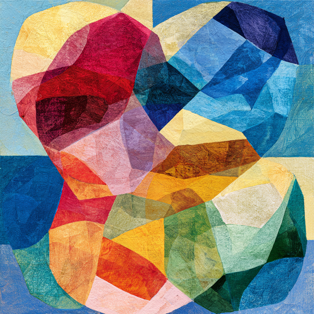 Prism Petals by IHeartStudio - Colourful Geometric Canvas Print