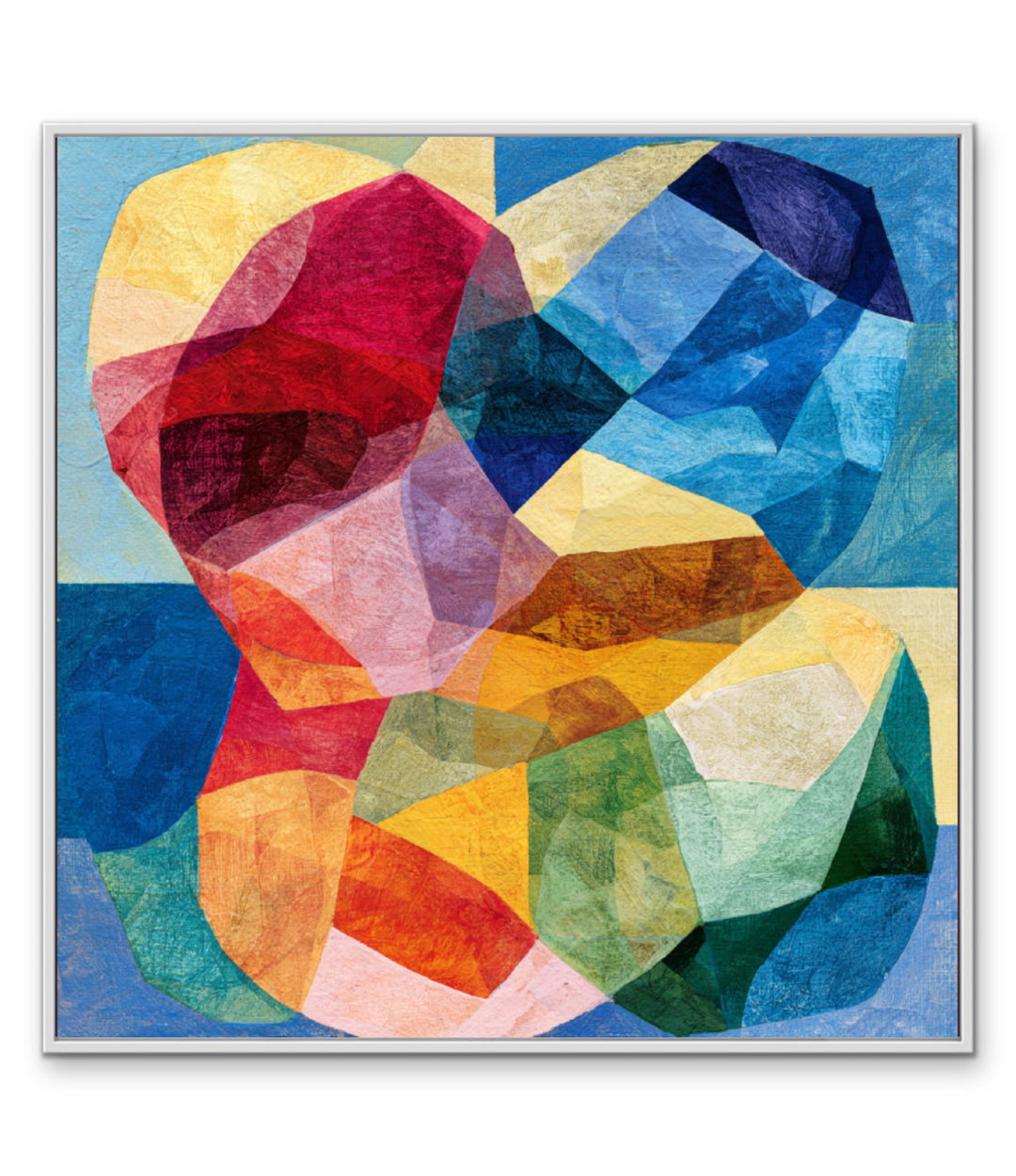 Prism Petals by IHeartStudio - Colourful Geometric Canvas Print