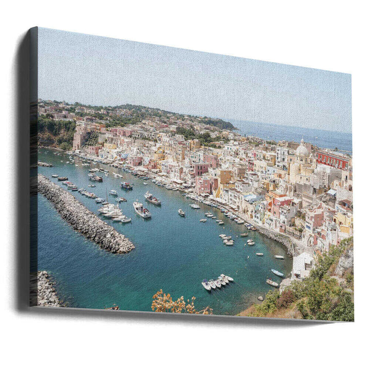 Procida Island View Ii - Stretched Canvas, Poster or Fine Art Print - I Heart Wall Art - Poster Print, Canvas Print or Framed Art Print