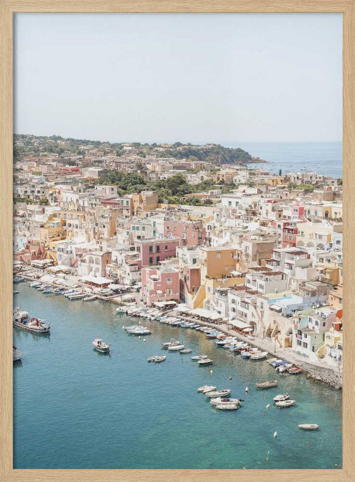 Procida Island View - Stretched Canvas, Poster or Fine Art Print - I Heart Wall Art - Poster Print, Canvas Print or Framed Art Print