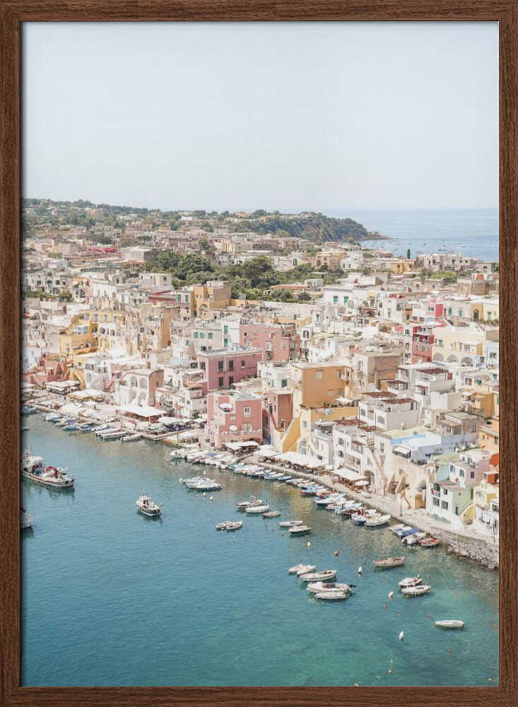 Procida Island View - Stretched Canvas, Poster or Fine Art Print - I Heart Wall Art - Poster Print, Canvas Print or Framed Art Print