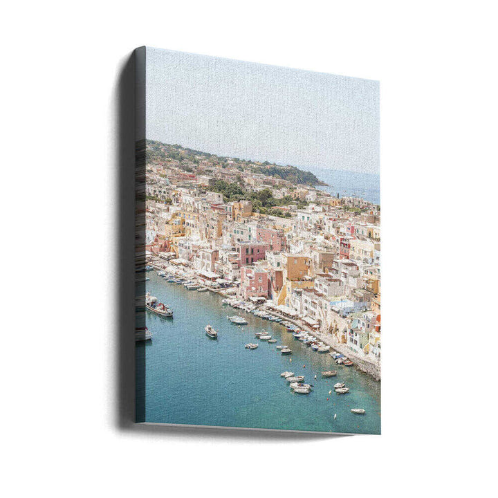 Procida Island View - Stretched Canvas, Poster or Fine Art Print - I Heart Wall Art - Poster Print, Canvas Print or Framed Art Print