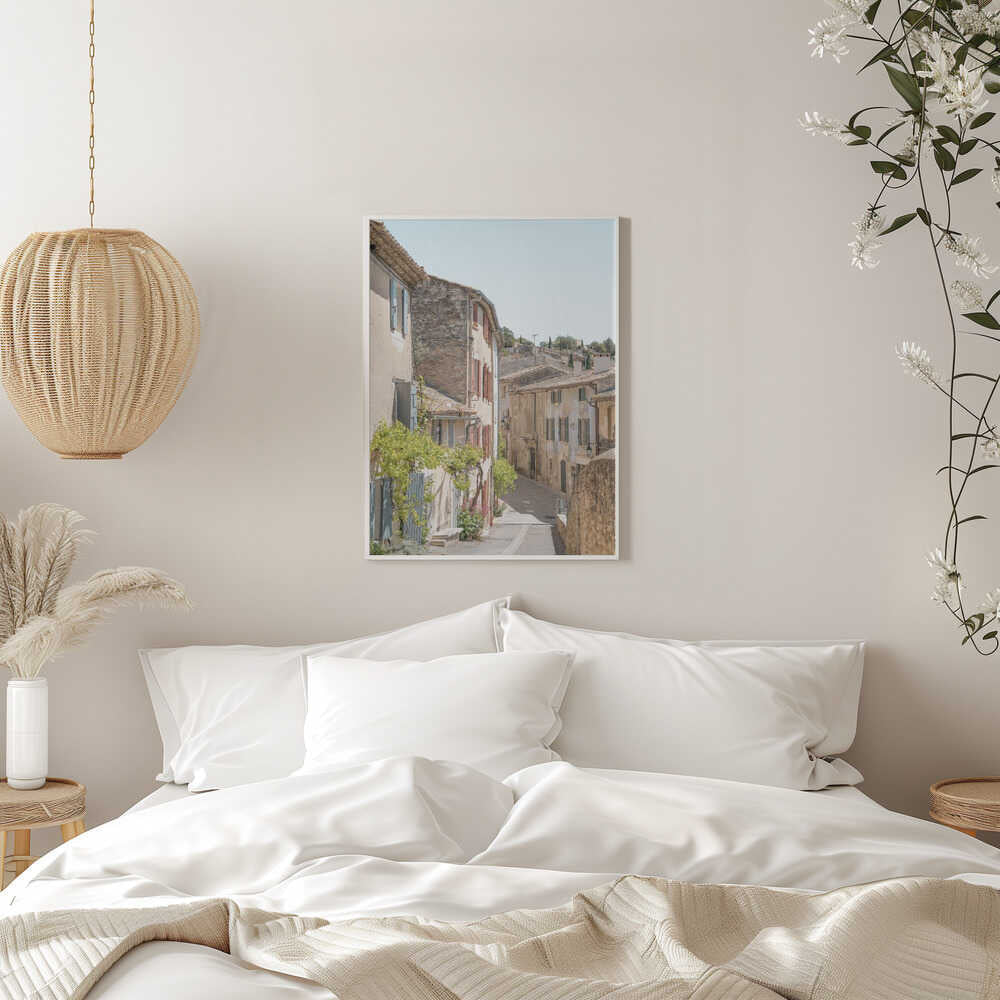 Provence Streets - Stretched Canvas, Poster or Fine Art Print - I Heart Wall Art - Poster Print, Canvas Print or Framed Art Print