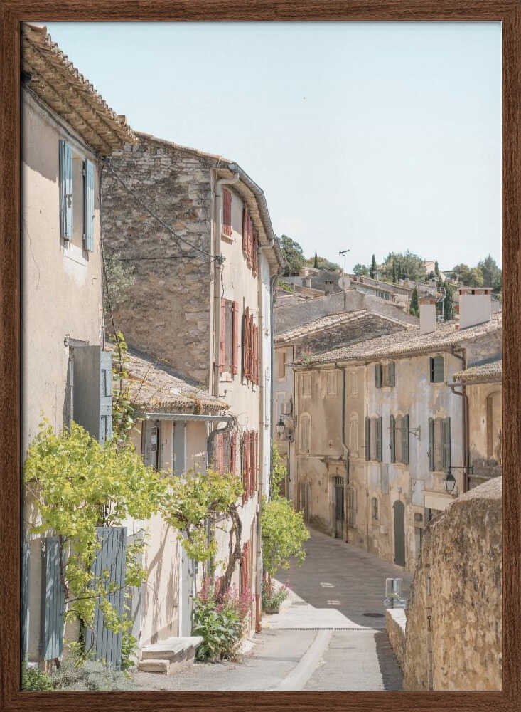 Provence Streets - Stretched Canvas, Poster or Fine Art Print - I Heart Wall Art - Poster Print, Canvas Print or Framed Art Print